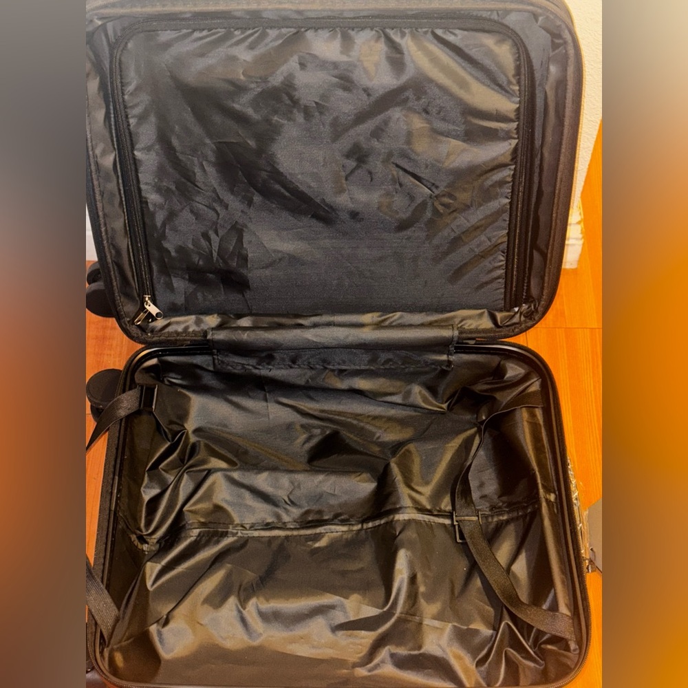Karl Lagerfeld carry-on size luggage gold - Picture 5 of 5